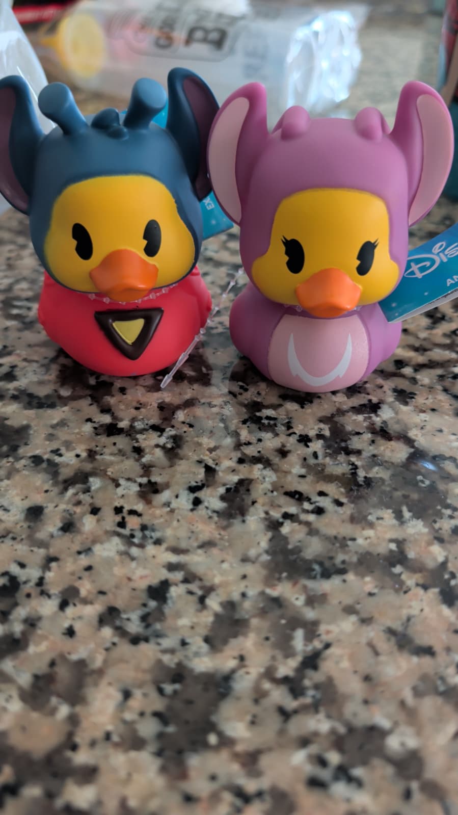 Patito Stitch y Patita Angel